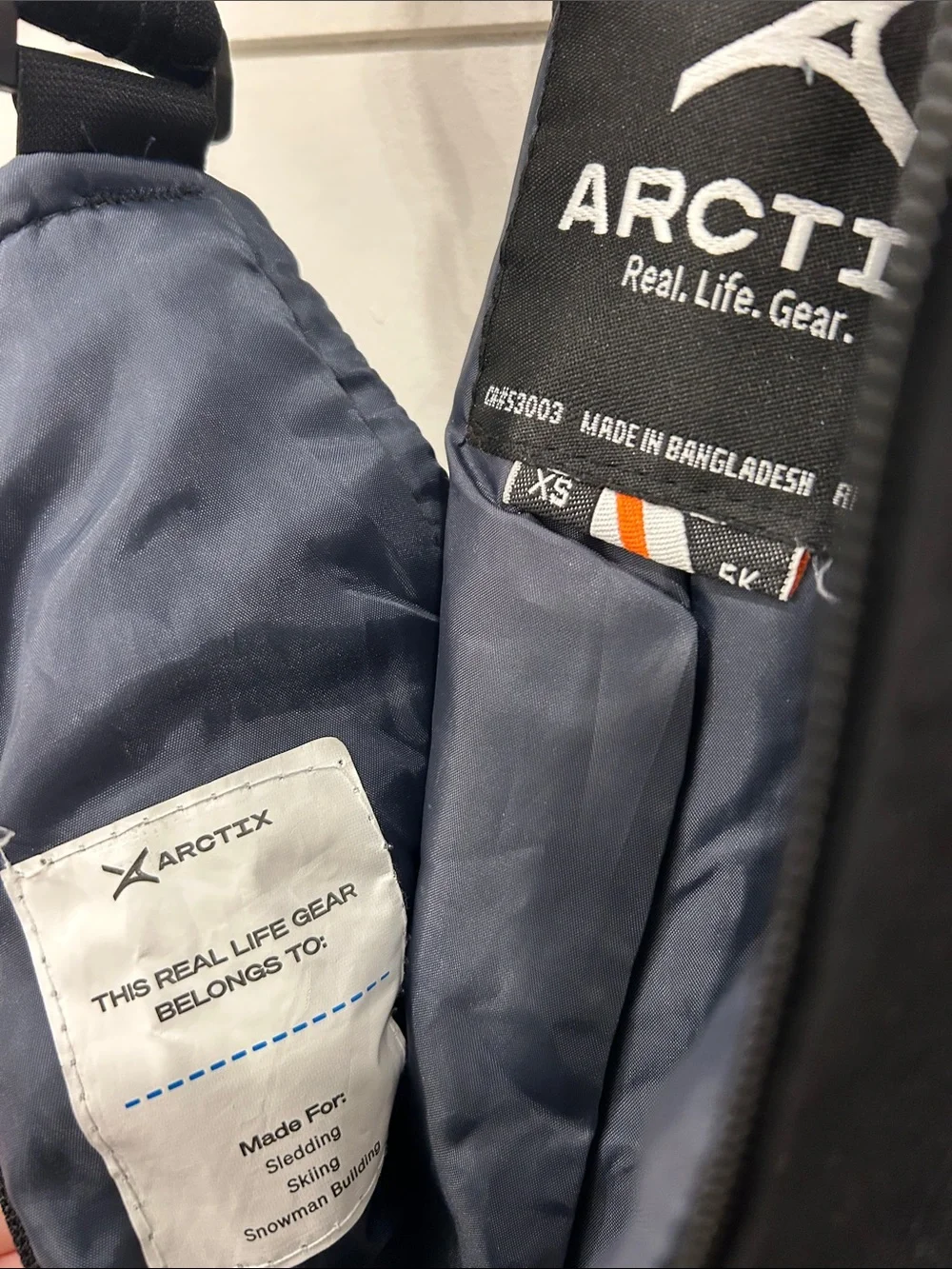 Arctix Kids Black Snow Bib Overalls